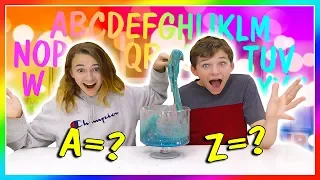 MAKING SLYME IN ALPHABETICAL ORDER! | We Are The Davises