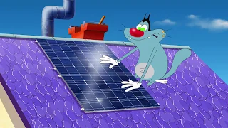 हिंदी Oggy and the Cockroaches - Oggy Goes Green (S04E32) - Hindi Cartoons for Kids
