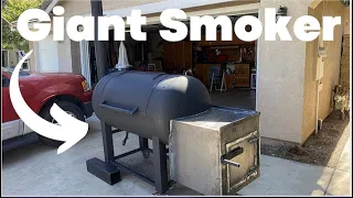 DIY Giant Offset Smoker build