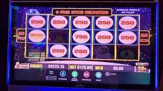 $125 BET BIG WIN LIGHTNING LINK HOLD N SPIN BONUS - HARD ROCK TAMPA HIGH LIMIT 50cents Denom