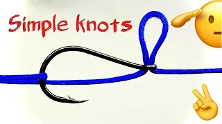 Top-3 Best Knots for a Fishing Hook / How to tie a fishing hook