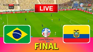 BRAZIL vs ECUADOR - Final Copa America 2024 | Full Match All Goals | Live Football Match