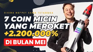 7 KOIN MICIN Yang MEROKET +2.200.000% Di Bulan Mei (Blockchain Solana)