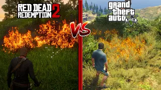 GTA 5 VS Red Dead Redemption 2 | COMPARACIÓN