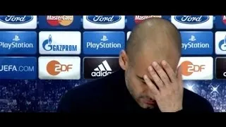 Guardiola estaba hablando en inglés... ¡y se pasó al alemán! | Bayern Munich 2013-14
