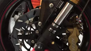 Motorcycles pads 'dragging' on rotor, not a problem (well, probably not)