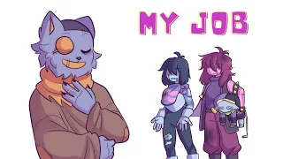 My Job // Deltarune Comic Dub (comic by NoriTheLord)