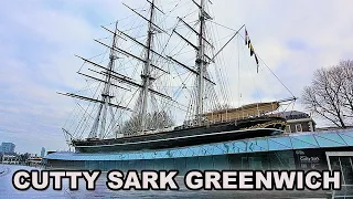 Cutty Sark clipper ship in Greenwich, London