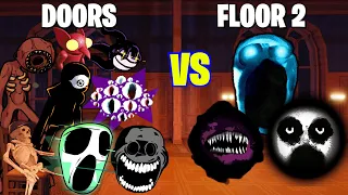Roblox "DOORS VS DOORS FLOOR 2" Monsters - Friday Night Funkin'