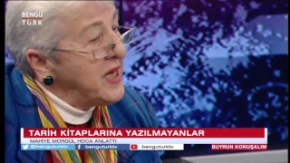 Mahiye Morgül Bengü Türk TV'de Mohti Oğuz VI Mitridate'yi anlatıyor 09 12 2016