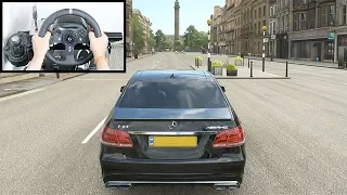 Forza Horizon 4 Mercedes E63 AMG (Steering Wheel + Paddle Shifter) Gameplay