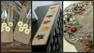 Jute crafts /Burlap Table Runner /Jute Decoration Ideas
