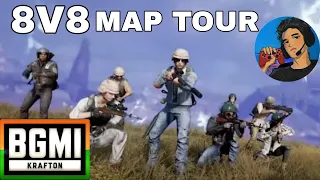 BGMI 8V8 TDM Gameplay | 1.8 update Upcoming 8V8 TDM Map Tour