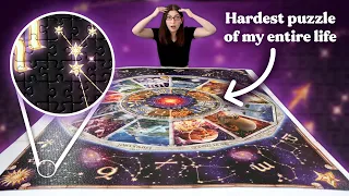 Finishing this 9000 piece puzzle literally almost broke me 🤯 (Astrology Puzzle Part 4)