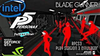 Persona 5 (PC) running on RPCS3 play station 3 emulator