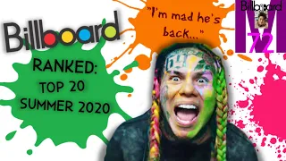 Billboard Top 20 Ranked - Summer 2020