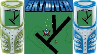Sky Diver Nokia 5100 JAVA GAME 2002 year