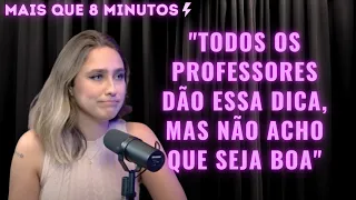 Qual a melhor forma de aprender inglês? | Teacher Paula Gabriela no Mais que 8 Minutos