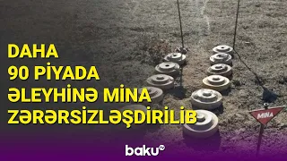 Laçında daha 90 piyada əleyhinə mina zərərsizləşdirilib - BAKU TV (21.09.2022)