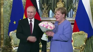 While North Stream 2 pipeline crawls toward completion Angela Merkel visits Moscow News 22 08 2021
