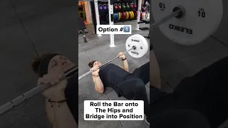 👏 How to set up the Barbell Floor Press #SHORT