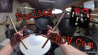 Duality - Slipknot | POV DRUM COVER by Sykotic