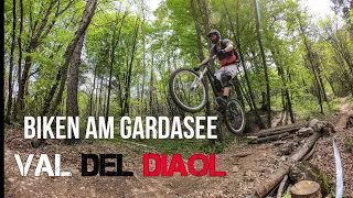 Biken am Gardasee:  Val del Diaol/ Skull Trail