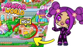 YES!! NEW LOCATION in AVATAR WORLD 🌸 NEW UPDATE (The characters reactions)