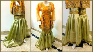 How to Do farshi gharara cutting and stitching | Farshi gharara step by step video