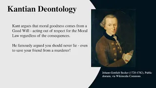 MORAL PHILOSOPHY - Deontology
