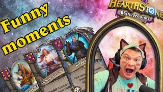 Hearthstone Battlegrounds funny moments. Hearthstone moments №7