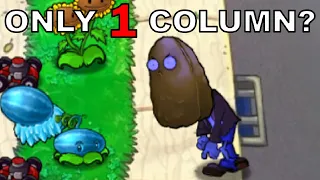 Can You Beat All Mini-Games in PvZ With ONLY 1 Column?