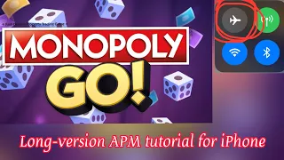 Long, in-depth FULL APM (airplane mode) Monopoly GO! tutorial for iPhone