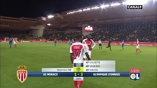 Ligue 1 - AS Monaco 1-3 Olympique Lyonnais - 18ème Journée