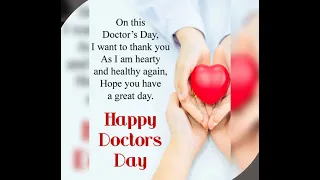 Happy National Doctor Day Status//National Doctor Day Whatsaap Status