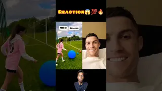 Cristiano Ronaldo Reacts 😱 #shorts