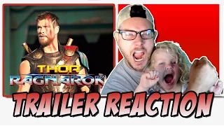 Trailer Reaction - Thor: Ragnarok Teaser Trailer [Kids React Thor 3]