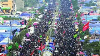 Drone View of Karbala Arbaeen Walk | A Journey of Love | Najaf to Karbala | 2019/1441 Hijri