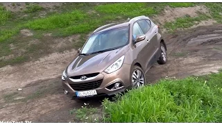 Best off-road test Hyundai ix35 4x4 on offroad polygon