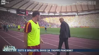 Spalletti lascia la Roma: "Non c'è guerra tra me e Francesco Totti" - La Vita in Diretta 31/05/2017