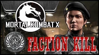 Mortal Kombat X: ★ALL★ Special Forces Faction Kills! (PS4)