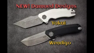 NEW! Damned Designs Yokai and Wendigo - Solid Flipper Blades with Unique Styles!