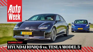 Hyundai Ioniq 6 vs. Tesla Model 3 - Autoweek dubbeltest