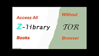 Z-Library Not Working??    Here is the Solution!!!!  ( Has All Of Z-Library Files )
