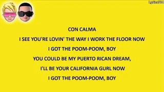 Daddy Yankee, Katy Perry (ft. Snow) - Con Calma Remix (Lyrics)