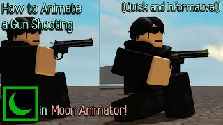 How to Animate a Gun Shooting in Moon Animator [ROBLOX Studio Tutorial]
