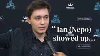 Andrey Esipenko being a Comedian during chess interviews