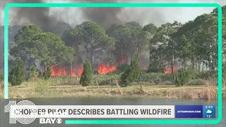 Chopper pilot describes experience battling Sarasota wildfire