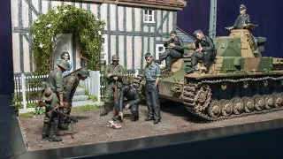 21st Panzer Division, Normandy, 1944 - A 1/35 Diorama -The Calm before the Storm - Complete Build