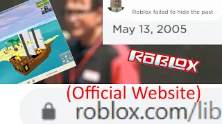 every proof of roblox’s existence before 2006 (ROBLOX 2004 and 2005)